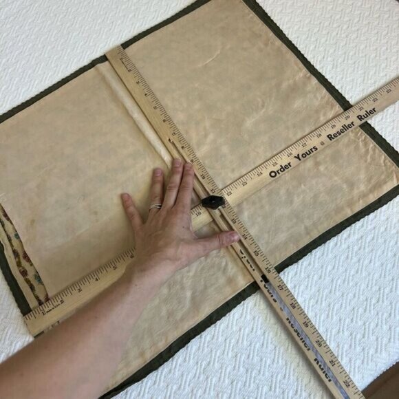 Vintage Antique 50s 60s Handmade Floral Pillow Case Embroidered Hand Stitched - Picture 7 of 7